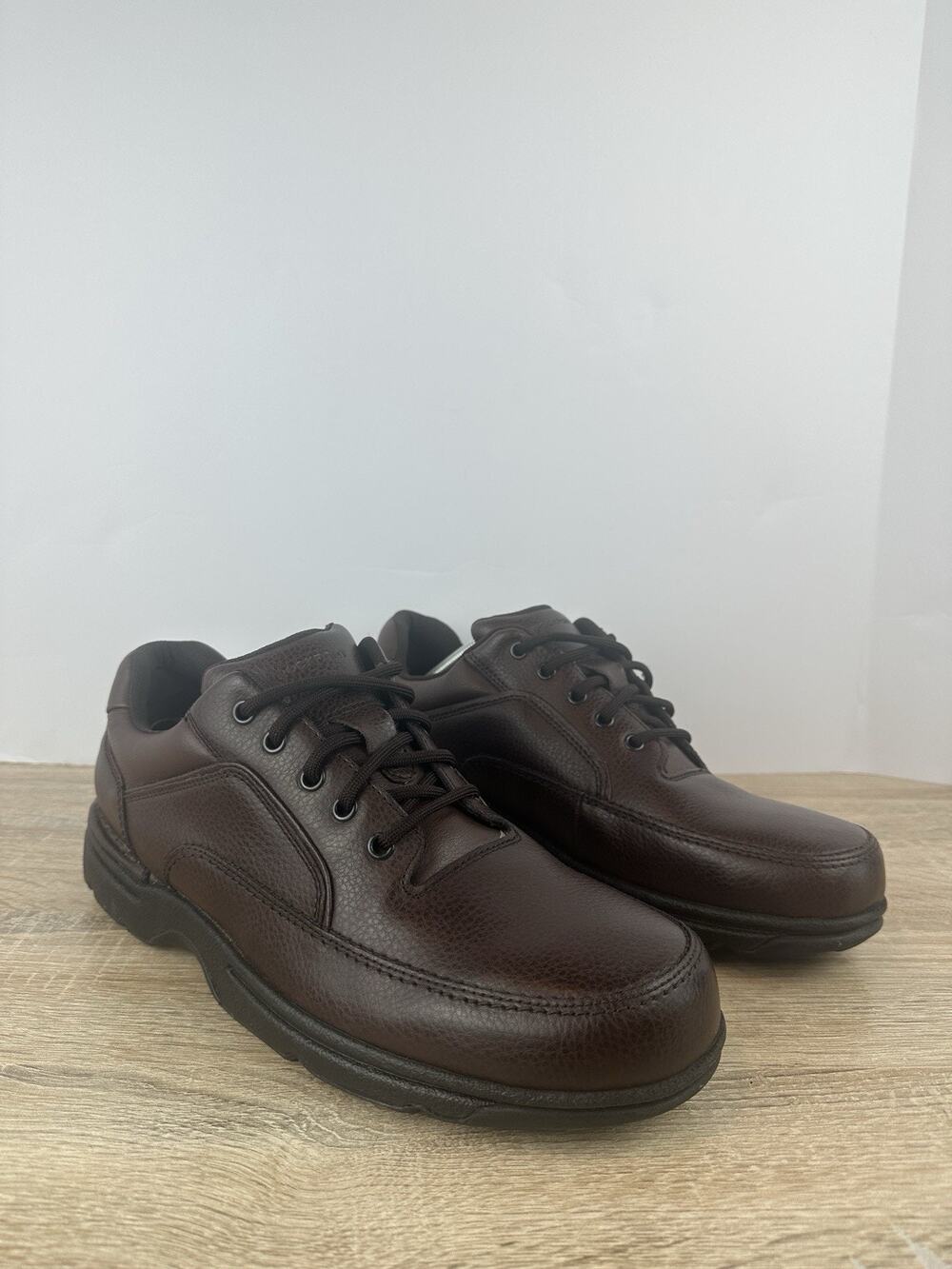 Rockport Men’s Brown Leather Oxford Walking Shoes US 13 EU 47.5 Comfort Lace Up